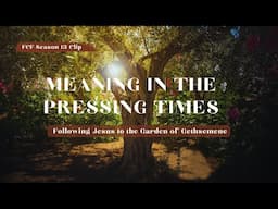 The Meaning of "Gethsemene" and What it Means to Follow Jesus There
