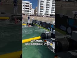 🇩🇪 Oliver Klemet Claims Dominance at the 3km Knockout Race at #OpenWater Swimming World Cup 2025