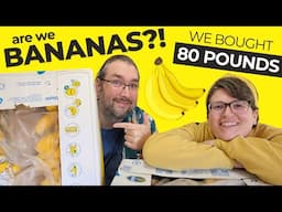 We Bought 80 Pounds Of Bananas 🍌🍌🍌 + Tips For Freezing