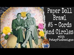 #paperdollbrawl #5 - Cords and Circles -Collab With Lori @peteypiedesigns Embroidered Circle Tag
