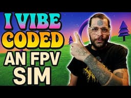 Vibe coding a drone simulator.