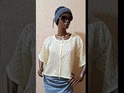 It’s lacy, classy, and perfect for the season! #KnittingMachine #shorts