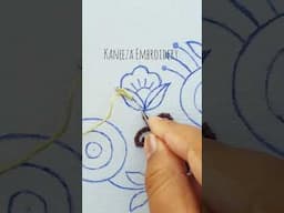 Fishbone Stitch #embroiderydesigns