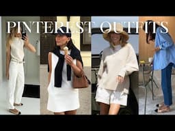 RECREATING SUMMER PINTEREST OUTFITS 2025 | Casual Outfit Ideas