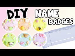 DIY Pastel Name Pins │ Polymer Clay and Cricut Tutorial