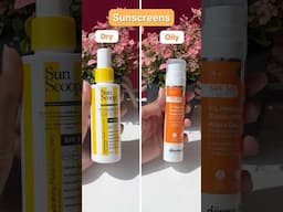 Best Sunscreen Picks For Dry VS Oily Skin | Top Products For Different Skin Types | Nykaa #Shorts