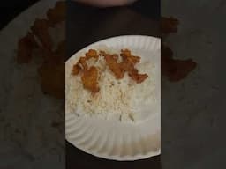 Fried Blue Gill and rice with stale krackers cajun two step fish fry batter. That's money dude.