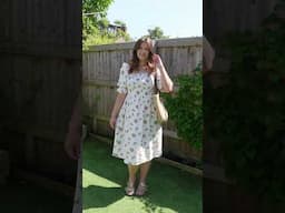 30 days of wearing clothes I made myself - Day 3 🍓 McCall's shirred M7946 in Fabric Godmother fabric