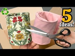 Transforming Cardboard & Fabric Scraps #Part2 😱♻️ 5 GENIUS Recycling Ideas That Will Amaze You!