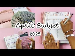 Monthly Reset | APRIL 2025 COMPLETE BUDGET SETUP | How to Budget for Beginners | PERSONAL FINANCE