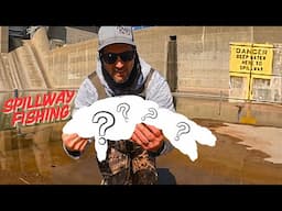 Fishing A FROZEN Spillway
