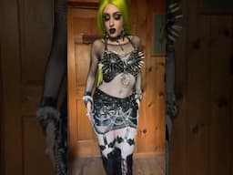 This is the most spikes I’ve ever worn in an outfit 😳😏 #fashion #goth #gothgirl #alternative