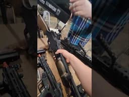 Trading A Small Airsoft Gun Up To A HUGE One! #shorts