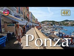 Ponza (Lazio), Italy【Walking Tour】History in Subtitles - 4K