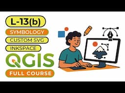 QGIS Complete Course I Lesson-13 (b) I Making Vector image in INKSPACE for QGIS using Basic Shapes