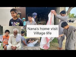 Visiting my Nana Abu and my kids Nana and Nani home, lots of fun time with my family, village life