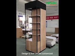 Customized Corner Wooden Display Shelves, Good Wooden Shelf Quality and Loading Capacity.
