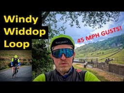 WINDY WIDDOP - 45MPH Gusts - AMAZING Pennines Cycling!