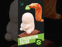 One Click Stylized Textures with #substancepainter Stylization Filter!