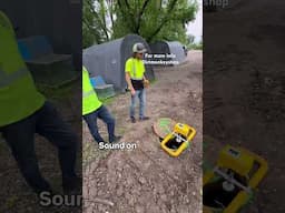 3 guys were staring at a hole when…. #smart #new #technology #shorts #tools