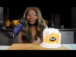 Baskin Robbins FATHER'S DAY Mint Chocolate Icecream 🎂 Cake ASMR Eating Sounds