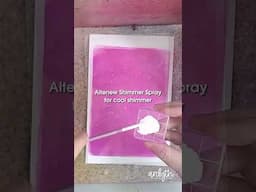 Gel Printing with Dye Inks - Bubbly Birthday Card