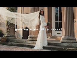 SEW MY FRIENDS WEDDING DRESS WITH ME! | Rosie Caldwell