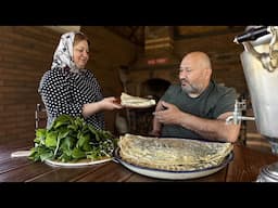 Cooking Spring Kutabs | Natural Food From Nature