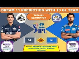 GT vs MI Dream11 Prediction, Gujarat Titans vs Mumbai Indians ELIMINATOR IPL Match Prediction 2025