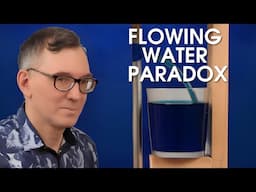 Flowing water paradox