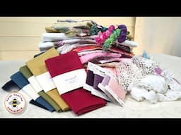 Manage your stash! Finish it Friday - tips on how to control a mounting pille of fabrics & threads!