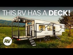 Inside the MASSIVE RV with a deck, the 2025 Arctic Wolf 3800DECK!