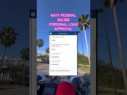 45,000 NAVY FEDERAL CREDIT UNION APPROVAL #shorts #navyfederal #credit