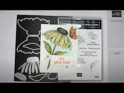 Stampin’ Up! Coneflower Celebrations Birthday Card Tutorial #diy #papercrafting #foldablepapercrafts