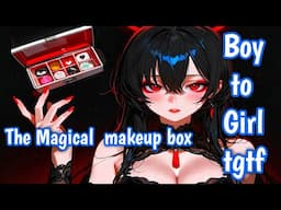 the magical makeup box make me a girl from a boy  |force feminist |Gender bender |gender swap |M2F