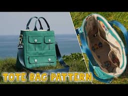 Avalow Tote - Bag Making Sewing Tutorial