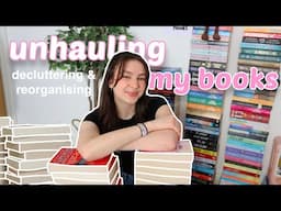 BOOK UNHAUL | reorganising my books 🌟