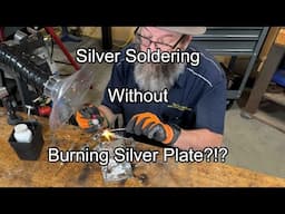 Silver Solder Without Burning Silver Plate?-  Vintage Buescher Big B Strap Ring Repair