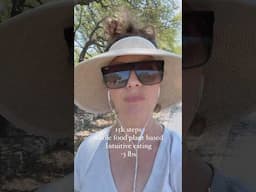 15k steps per day, intuitive eating #walking #healthyweightloss #plantbased