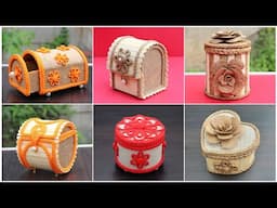 6 Best Jute jewelry box | DIY jewelry box made from jute rope | Jute Craft Ideas