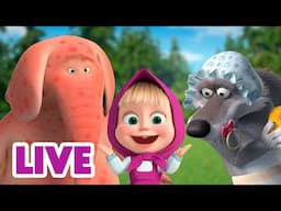 🔴 LIVE! Masha e Orso 👱‍♀️🐻 Un giorno con Masha 💁🏼‍♀️🎢😝 Cartoni animati per bambini