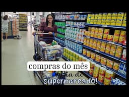 Compras no supermercado / dia de chuva e bolo frito