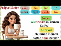 Deutsche Präpositionen üben: 100 Sätze im Frage-Antwort-Stil 🎯💡