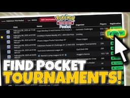 How to Find & Join Pokémon TCG Pocket Tournaments! (LimitlessTCG Guide)