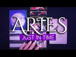 ARIES TAROT READING | “A CHAIN OF FATED EVENTS BEGINS!” JUST IN TIME
