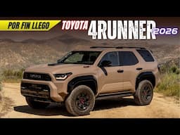 ¡LLEGÓ LA NUEVA TOYOTA 4RUNNER 2026! TODOTERRENO, TECNOLÓGICA Y LISTA PARA DOMINAR AMÉRICA LATINA.👍
