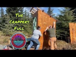 Time to Move the Outhouse | Alaska Off Grid Work | Spring chores