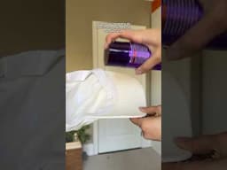 SACRIFICING A WHITE HAT?! #hairhack #hathack #hairsprayhathack #hathair #longhairdontcare #shorts
