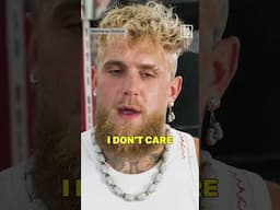 Jake Paul doesn’t mind the critics 😤 #shorts