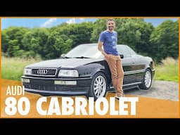 AUDI 80 CABRIOLET 😁 LA MACHINE À SOURIRES (30ans qu'il voulait l'acheter)